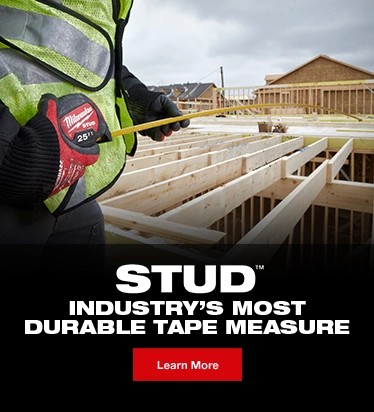 STUD - Industry's Most Durable Tape Measure.